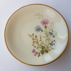 Karlskrona Porzellan Teller 19cm Blume Keramik vergoldet Upsala Ekeby Swedish Nordic - Bild 1 von 18