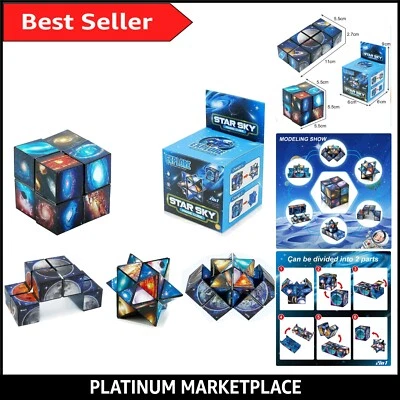 Galaxy Star Cube Set - Puzzle Infinity 2 in 1 per gioco creativo e sollievo dallo stress - Immagine 1 di 4