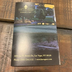 Las Vegas Country Club Course Golf Scorecard - LIV Golf - Casino The Movie - Picture 1 of 5