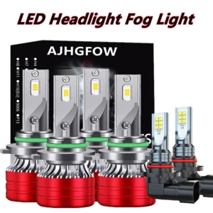 For Toyota Corolla 2005-2008 LED Headlight High/Low Fog lights Combo Bulbs White - Bild 1 von 12