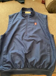 Huntingdon Valley Country Club Donald Ross 1/4 Zip Vest Mens XL Excellent Cond  - Picture 1 of 3