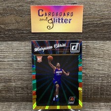 2016-17 Donruss Holo Laser Green and Yellow #158 Marquese Chriss