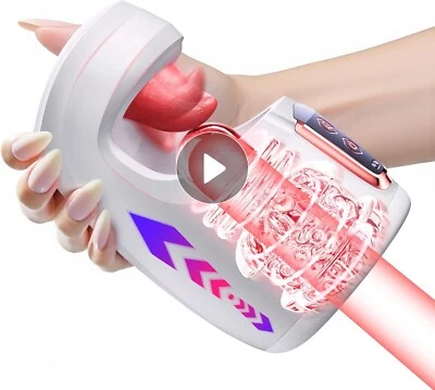 Male Masturbator Thrusting Tongue Licking Blowjob Sex Machine Training Sex Toys - Image 1 of 4