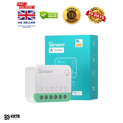 SONOFF MINIR4M MATTER WiFi Smart Switch Compatible 10A Smart Home Control module - Image 1 of 4