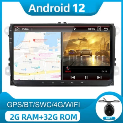 9 Zoll Autoradio Für VW GOLF 5 6 Touran Polo Tiguan Android 12 GPS Navi RDS DAB - Bild 1 von 4