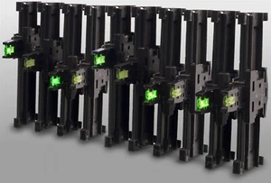 10 TT Electronics 10 Kilohms Slider Audio Potentiometer w/ Green LED Lighting - Picture 1 of 4