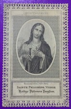 SANTINO HOLY CARD, SAINT PHILOMENE, SANTA FILOMENA -RIF. 8971