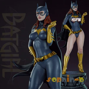 Batgirl NSFW Batwoman Resin 1:4 Model Kit Unpainted 3d Print GK Statue Figure - Picture 1 of 9
