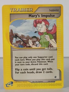 Mary's Impulse - Expedition Base set - 142/165 - singles - Pokemon TCG - U - Picture 1 of 11