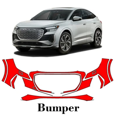 bumper PreCut PPF Paint Protection Film For Audi Q4 E-Tron S-Line 2022-2025 - Image 1 of 4