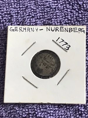 Germany Nurnberg Kreuzer 1773 CITY VIEW Uncirculated silver - Image 1 of 4