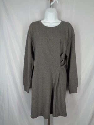 CAbi Put On Ruched Gathered Sweatshirt Dress Size Small - Image 1 of 4
