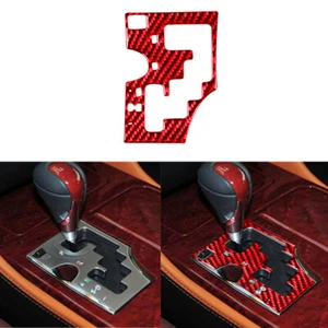 Red Carbon Fiber Interior Automatic Gear Shift Cover Trim For Lexus GS 2006-2011 - Picture 1 of 16
