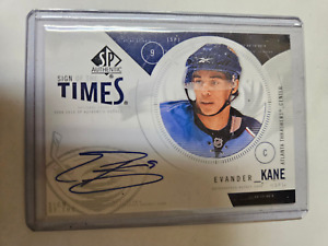 Evander Kane Sign of the Times 2009-10 SP Authentic