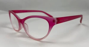 Betsey Johnson +2.00 Reading Glasses Readers Pink Ombre Cat Eye - Picture 1 of 16
