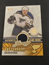 2002-03 Pacific Titanium RAY FERRARO #57 #ed 1208/1288 Game Used Jersey