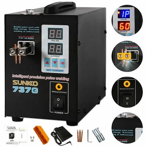 737G Punktschweißgerät 1.5kW Battery Schweißmaschine Akku Spot Schweißer - Bild 1 von 12