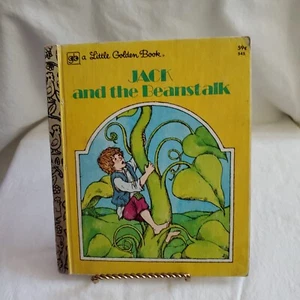 Little Golden Books: Jack and the Beanstalk (#545, 4th Printing 1977) Some wear - Imagen 1 de 4