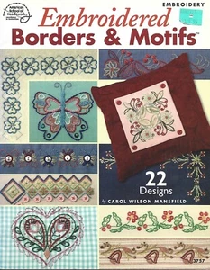 Embroidered Borders & Motifs - Craft Instruction Booklet - Foto 1 di 2