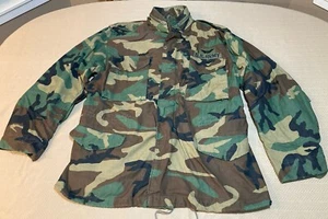 M-65 U. S. Army Issue Field Jacket Medium Regular Woodland Camo Cold Weather - Picture 1 of 23