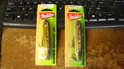 Heddon "super spook jr", topwater, 2 ct, 3 3/4", 1/2 oz, free shipping - Image 1 of 3