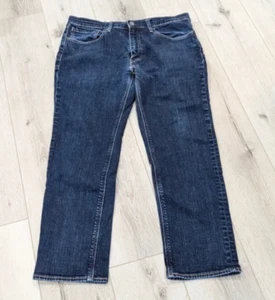 Men's LEVI'S Premium 541 Dark Wash Blue Jeans Taper 5 pocket Stretch W 34 L 30 - Picture 1 of 8