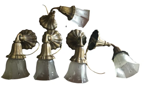 Rare, Set of five 5 quality antique wall sconces  SOLD INDIVIDUALLY Cover