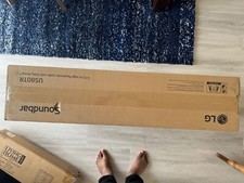 LG US80TR SOUNDBAR WALL BRACKETS INC SCREWS AAA77508401 BLACK ORIGINAL