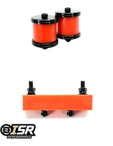 ISR Polyurethane Engine Motor & Transmission Mounts Kit S13 S14 240SX KA24 SR20 - Picture 1 of 5