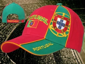 Portugal Cap Cape Kappe Motiv 1 + NEUWARE + EM WM + 100 % Baumwolle + OSFA - Bild 1 von 1