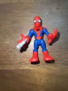 2011 Playskool Heroes Spiderman 2,75" Actionfigur mit Web Marvel Adventures@ - Bild 1 von 10
