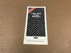Consejos de cuidado de calidad Ford 1985 vintage #1: cuida tus frenos - Imagen 1 de 4
