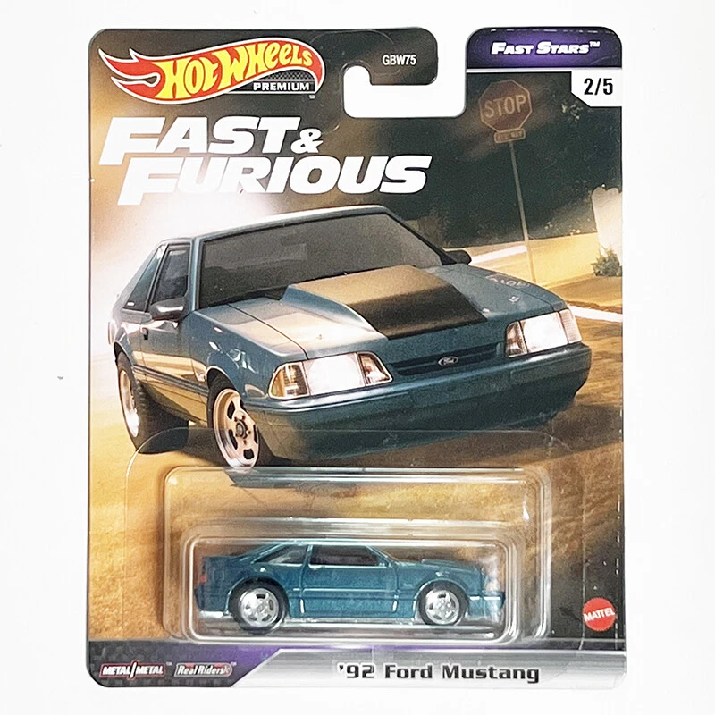 Mattel Hot Wheels Premium Fast & Furious Fast Stars #2 92 Ford Mustang NEW GBW75 - Image 1 of 1