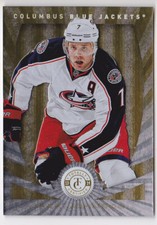 13-14 Totally Certified Jack Johnson /25 PLATINUM GOLD Blue Jackets 2013