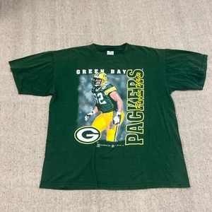 Vintage Green Bay Packers Shirt Mens XL Green 1990s Reggie White - Picture 1 of 9