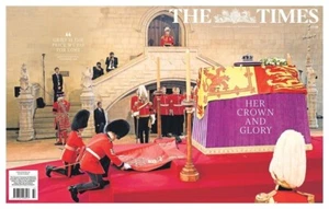 The Times Zeitung, Großbritannien 15. September 2022 - Queen Elizabeth II Lying In State - Bild 1 von 1