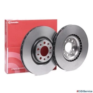 Coppia Dischi Anteriori Brembo 330mm Alfa Romeo Giulia Stelvio Q4 2.2 D 2.0i T.B - Picture 1 of 5
