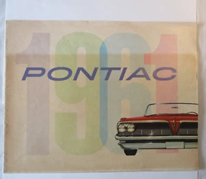 1961 Pontiac Automobile Brochure Catalog Bonneville Catalina Ventura Safari - Picture 1 of 16