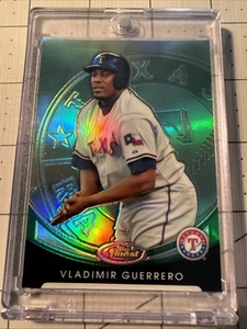 2010 Topps Finest - Vladimir Guerrero #19 Green Refractor # 77/99 Rare SP Ranger - Bild 1 von 5