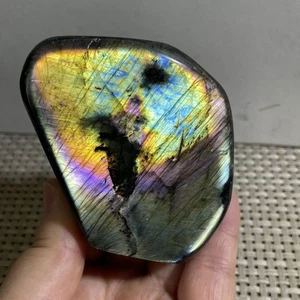 Piedra de cristal de labradorita superior de 273 g muestra mineral natural en bruto curación - Imagen 1 de 15
