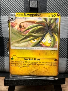 Pokémon Keychain: Alolan Exeggutor _ Trading Card Key Chain, Resin, Handcrafted - Picture 1 of 1