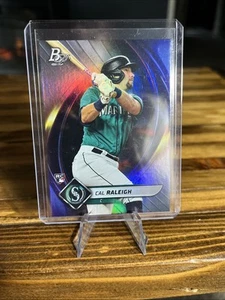 Cal Raleigh 2022 Bowman Platinum #83 RC Seattle Mariners - Picture 1 of 2