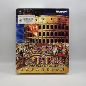 Age Of Empires Big Box The Rise Of Rome Expansion - Smart Saver Disc And Case - Picture 1 of 16