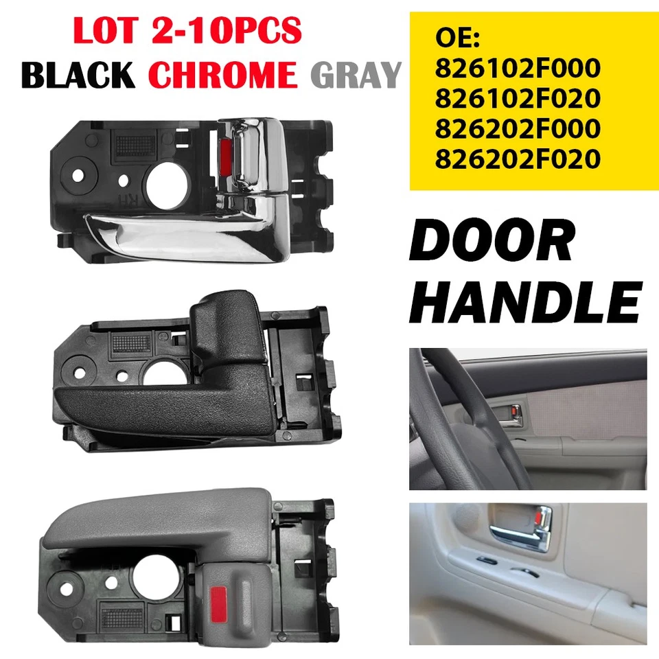 1-10X Interior Door Handle Front Rear For 2004-2009 KIA Spectra/2005-09 Spectra5 - Image 1 of 1