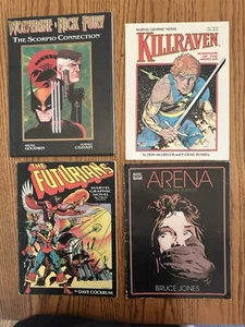 Wolverine Nick Fury Killraven Futurians Arena Scorpio Connection Graphic Novels  - Picture 1 of 3