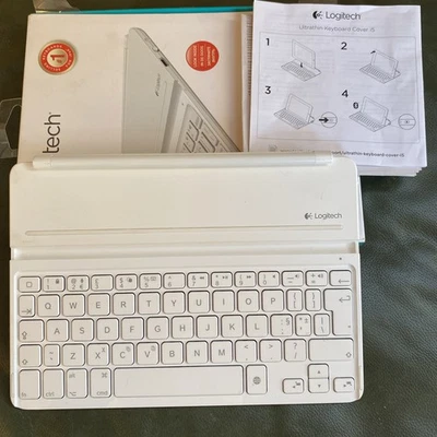 Teclado ultrafino Logitech para iPad Air plateado/blanco i5 - Imagen 1 de 4