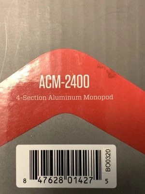 Oben Aluminum Monopod Head ACM-2400 4-Section Photo Camera Video Cameras Tripod - Image 1 of 2