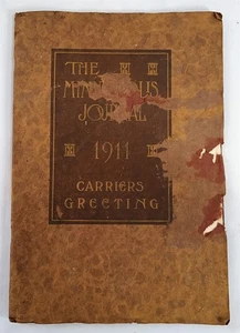 1911 The Minneapolis Journal Carriers Greeting Book Vintage Newspaper - Picture 1 of 9