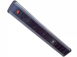 Desktop Power Unit Socket Desktop, 4p/2 USB/2 Cat 6 - Picture 1 of 1