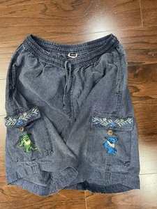 Pantalones Cortos de Carga Gypsy Rose Grateful Dead Dancing Bear Concierto Hippie Festival S - Imagen 1 de 6